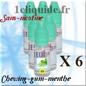 e-cigarette E-liquide-Chewing-gum-menthesans nicotine60 Ml