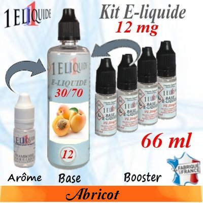 E-liquide-Abricot-12mg 30/70