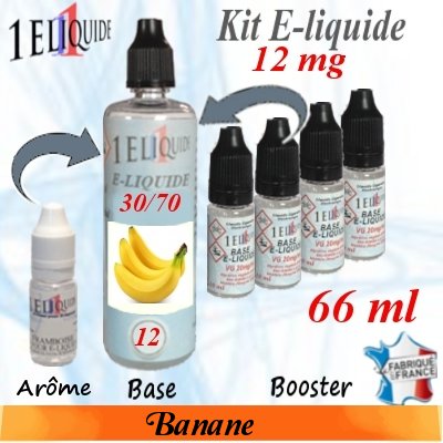 E-liquide-Banane-12mg 30/70