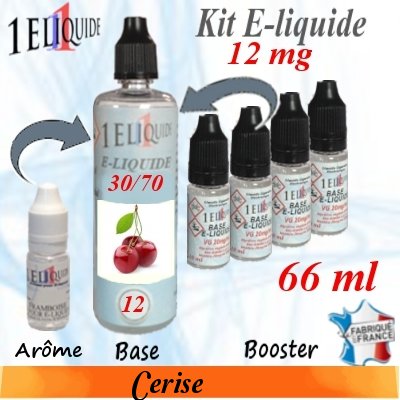 E-liquide-Cerise-12mg 30/70