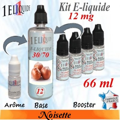 E-liquide-Noisette-12mg 30/70