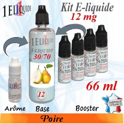 E-liquide-Poire-12mg 30/70