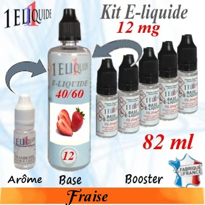 E-liquide-Fraise-12mg 40/60