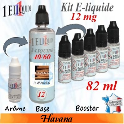 E-liquide-Havana-12mg 40/60