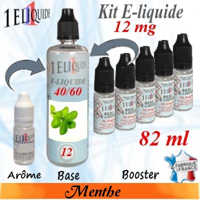 E-liquide-Menthe-12mg 40/60