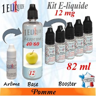E-liquide-Pomme-12mg 40/60