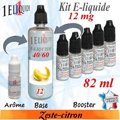 E-liquide-Zeste-citron-12mg 40/60
