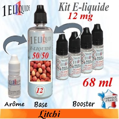 E-liquide-Litchi-12mg 50/50