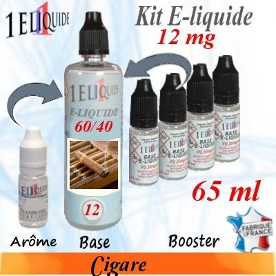 E-liquide-Cigare-12mg 60/40