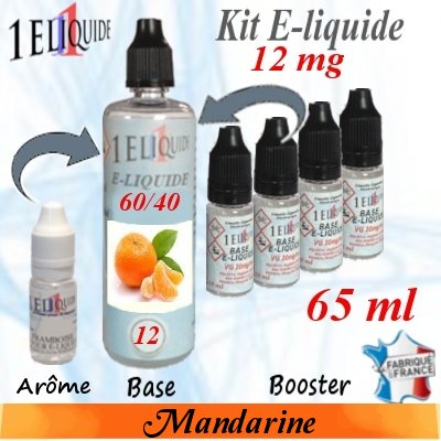 E-liquide-Mandarine-12mg 60/40