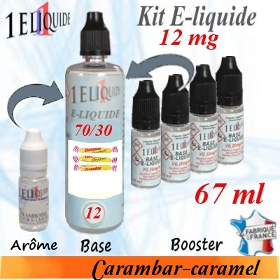E-liquide-Carambar-caramel-12mg 70/30