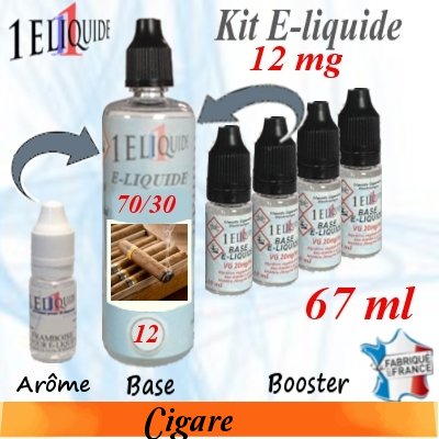 E-liquide-Cigare-12mg 70/30