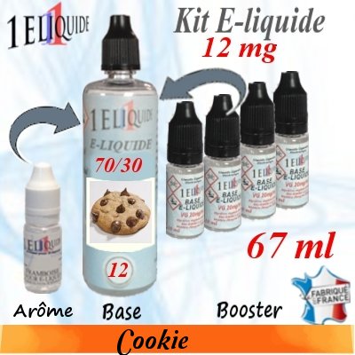 E-liquide-Cookie-12mg 70/30