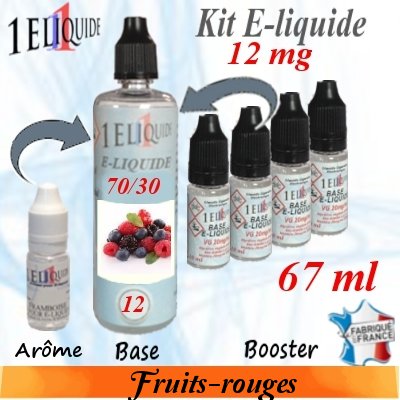 E-liquide-Fruits-rouges-12mg 70/30