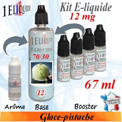 E-liquide-Glace-pistache-12mg 70/30