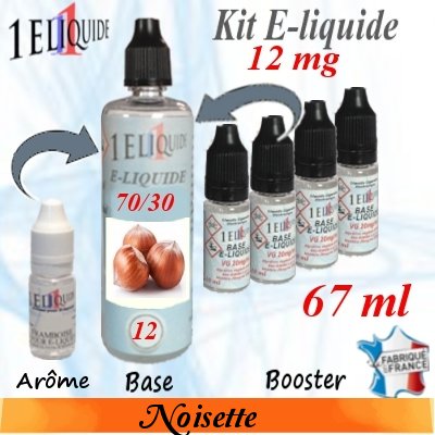 E-liquide-Noisette-12mg 70/30