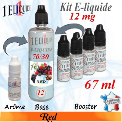 E-liquide-Red-12mg 70/30