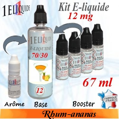 E-liquide-Rhum-ananas-12mg 70/30