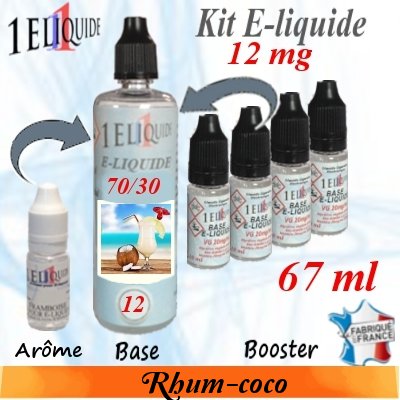 E-liquide-Rhum-coco-12mg 70/30