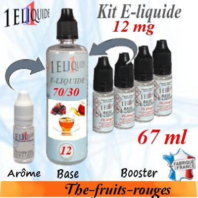 E-liquide-Th� Fruits Rouges-12mg 70/30