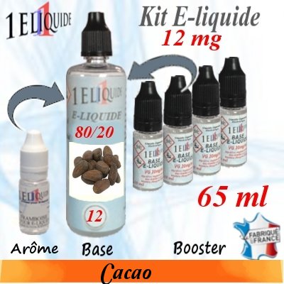 E-liquide-Cacao-12mg 80/20