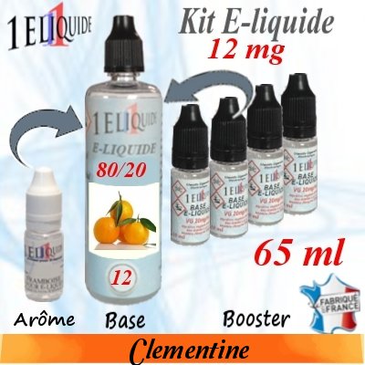 E-liquide-Clementine-12mg 80/20