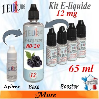 E-liquide-Mure-12mg 80/20