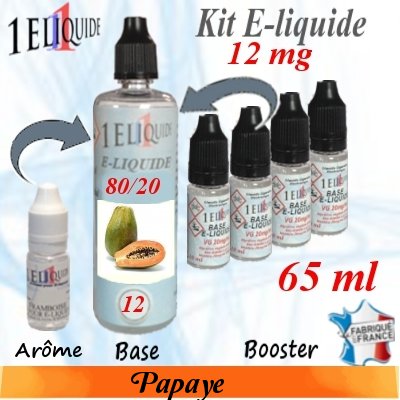 E-liquide-Papaye-12mg 80/20