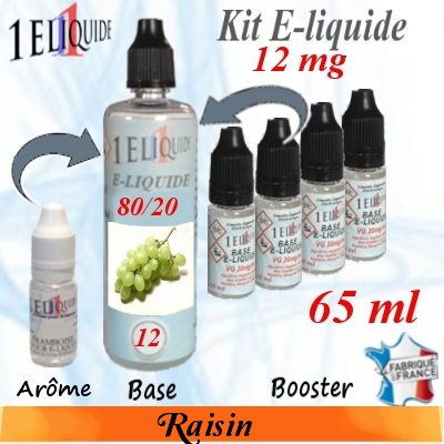 E-liquide-Raisin-12mg 80/20