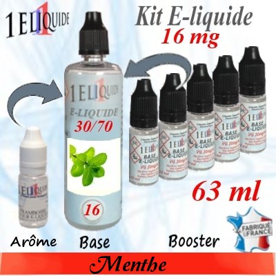 E-liquide-Menthe-16mg 30/70