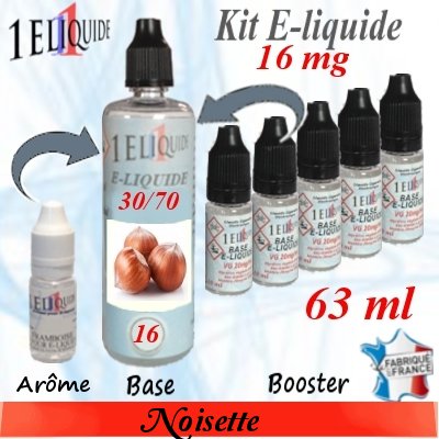 E-liquide-Noisette-16mg 30/70