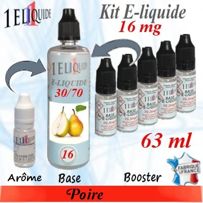 E-liquide-Poire-16mg 30/70