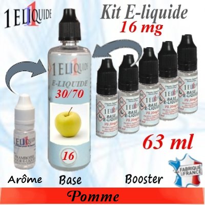 E-liquide-Pomme-16mg 30/70