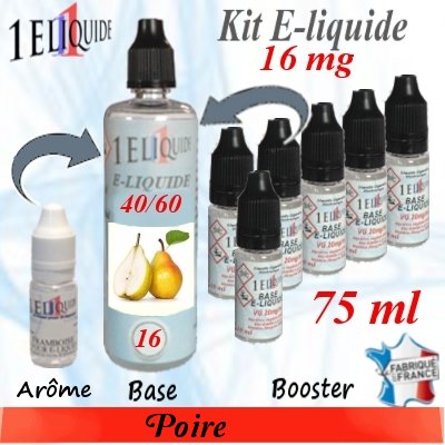 E-liquide-Poire-16mg 40/60
