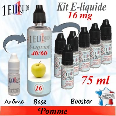 E-liquide-Pomme-16mg 40/60