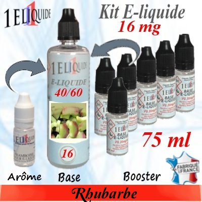 E-liquide-Rhubarbe-16mg 40/60