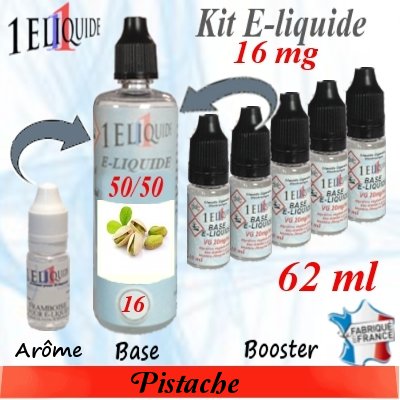 E-liquide-Pistache-16mg 50/50