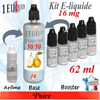E-liquide-Poire-16mg 50/50