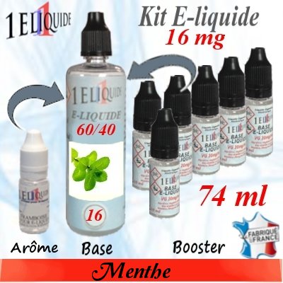 E-liquide-Menthe-16mg 60/40
