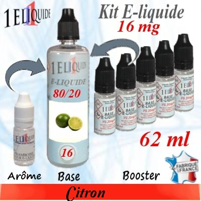 E-liquide-Citron-16mg 80/20
