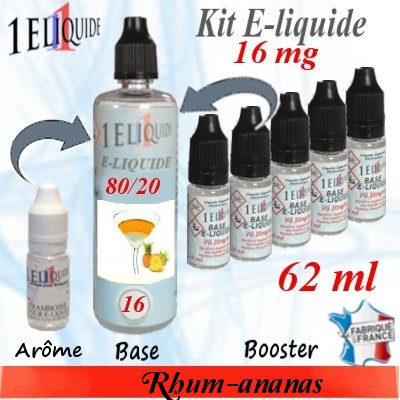 E-liquide-Rhum-ananas-16mg 80/20