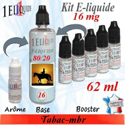 E-liquide-Tabac MBR-16mg 80/20