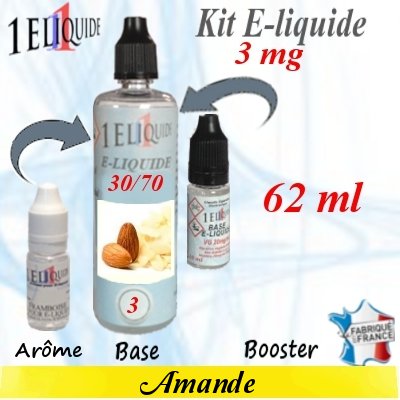 E-liquide-Amande-3mg 30/70