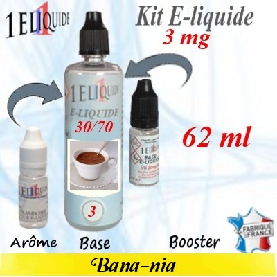 E-liquide-Bana-nia-3mg 30/70