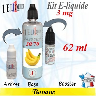 E-liquide-Banane-3mg 30/70