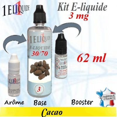 E-liquide-Cacao-3mg 30/70