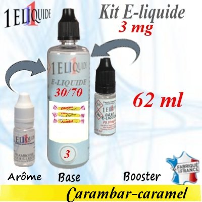 E-liquide-Carambar-caramel-3mg 30/70