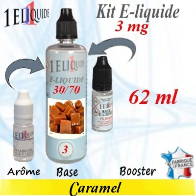 E-liquide-Caramel-3mg 30/70