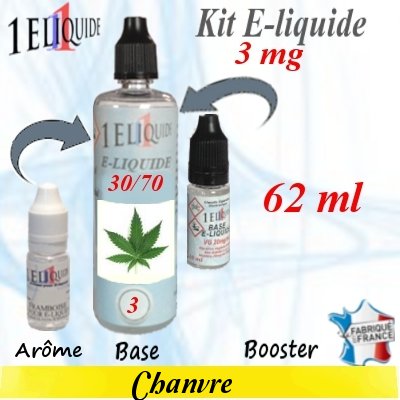 E-liquide-Chanvre-3mg 30/70