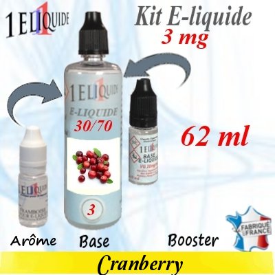 E-liquide-Cranberry-3mg 30/70
